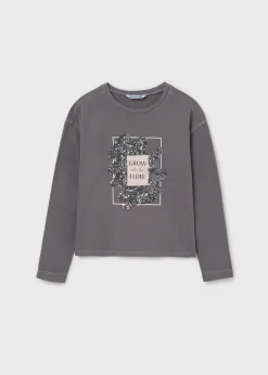 Mayoral Girl Relaxed Shoulder T-Shirt