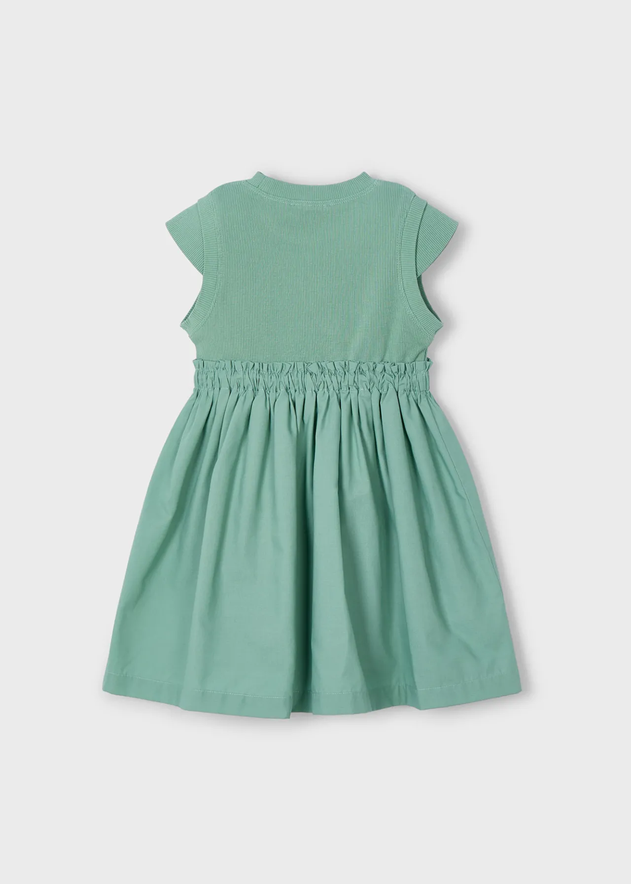 Mayoral Girl Ribbed Combined Dress