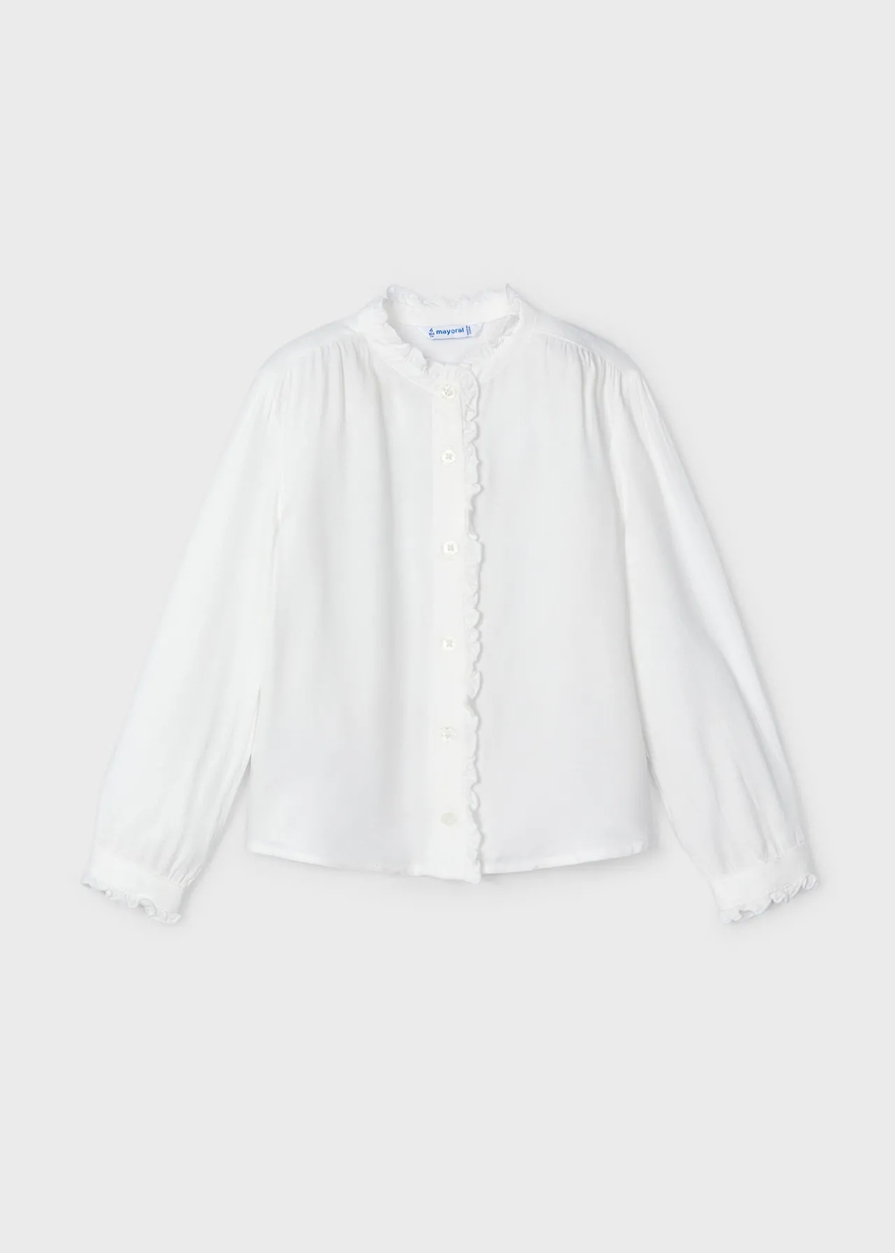 Mayoral Girl Ruffle Blouse