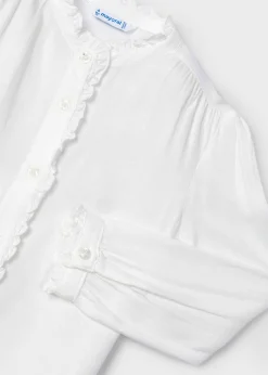 Mayoral Girl Ruffle Blouse