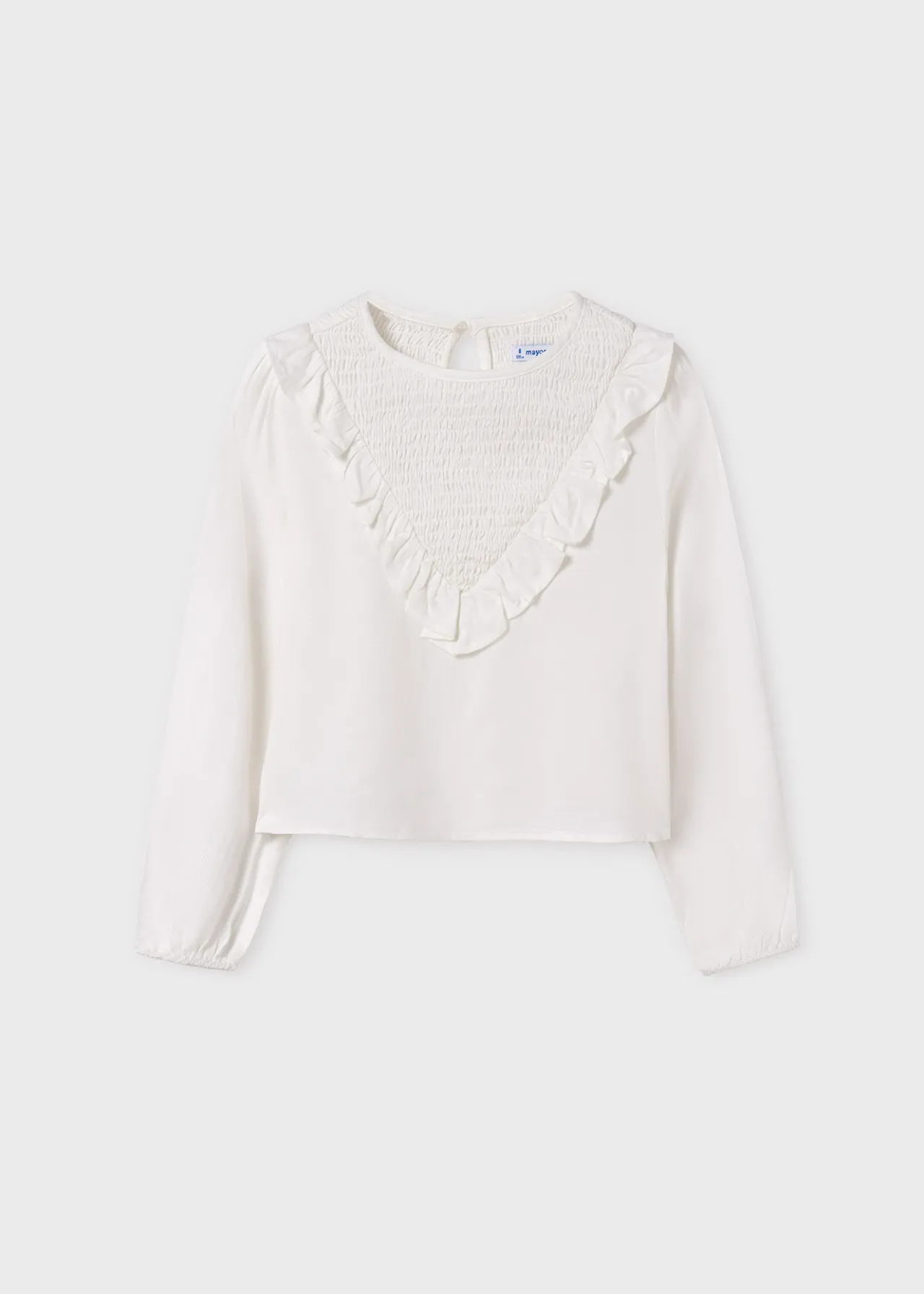 Mayoral Girl Ruffle Blouse