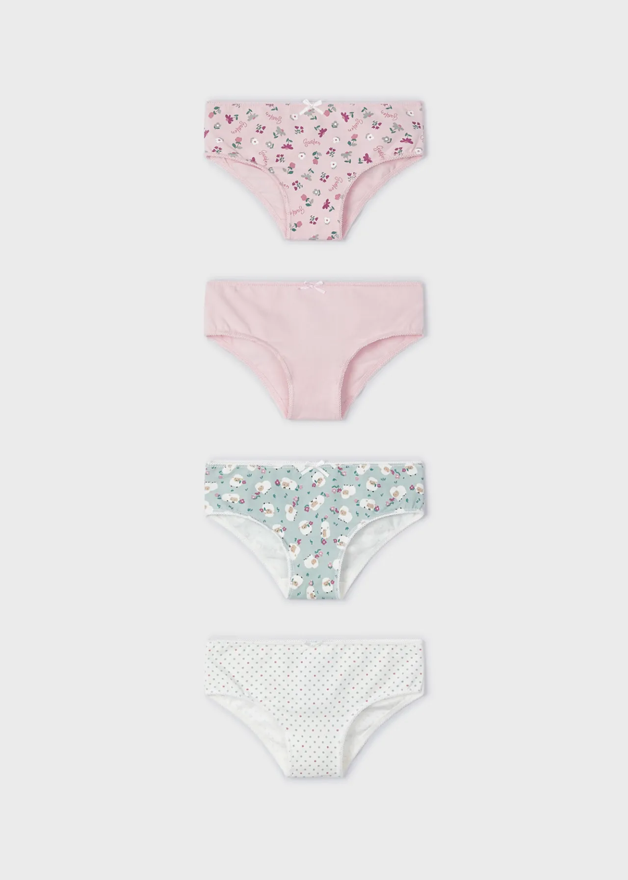 Mayoral Girl Set of 4 Briefs
