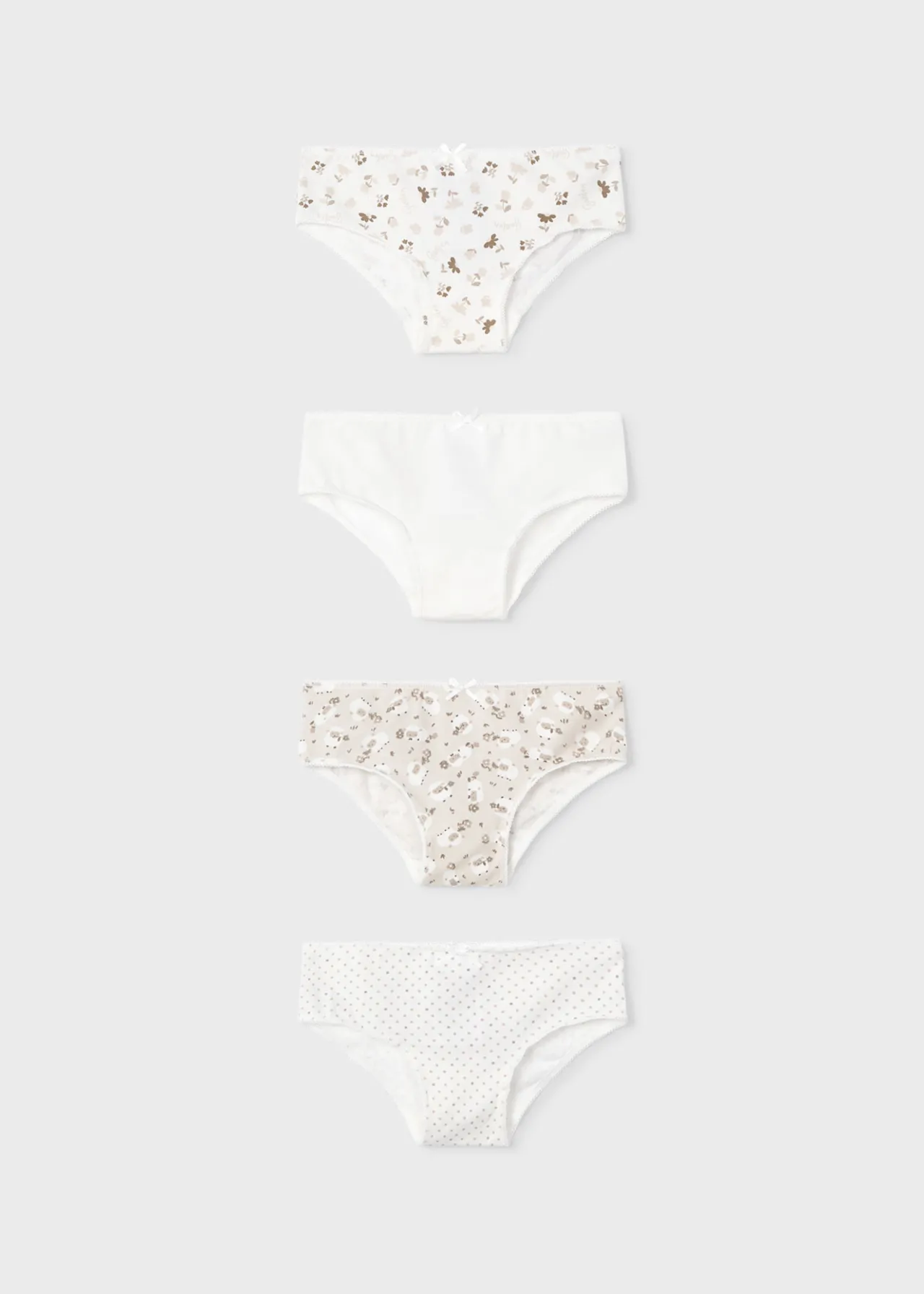 Mayoral Girl Set of 4 Briefs