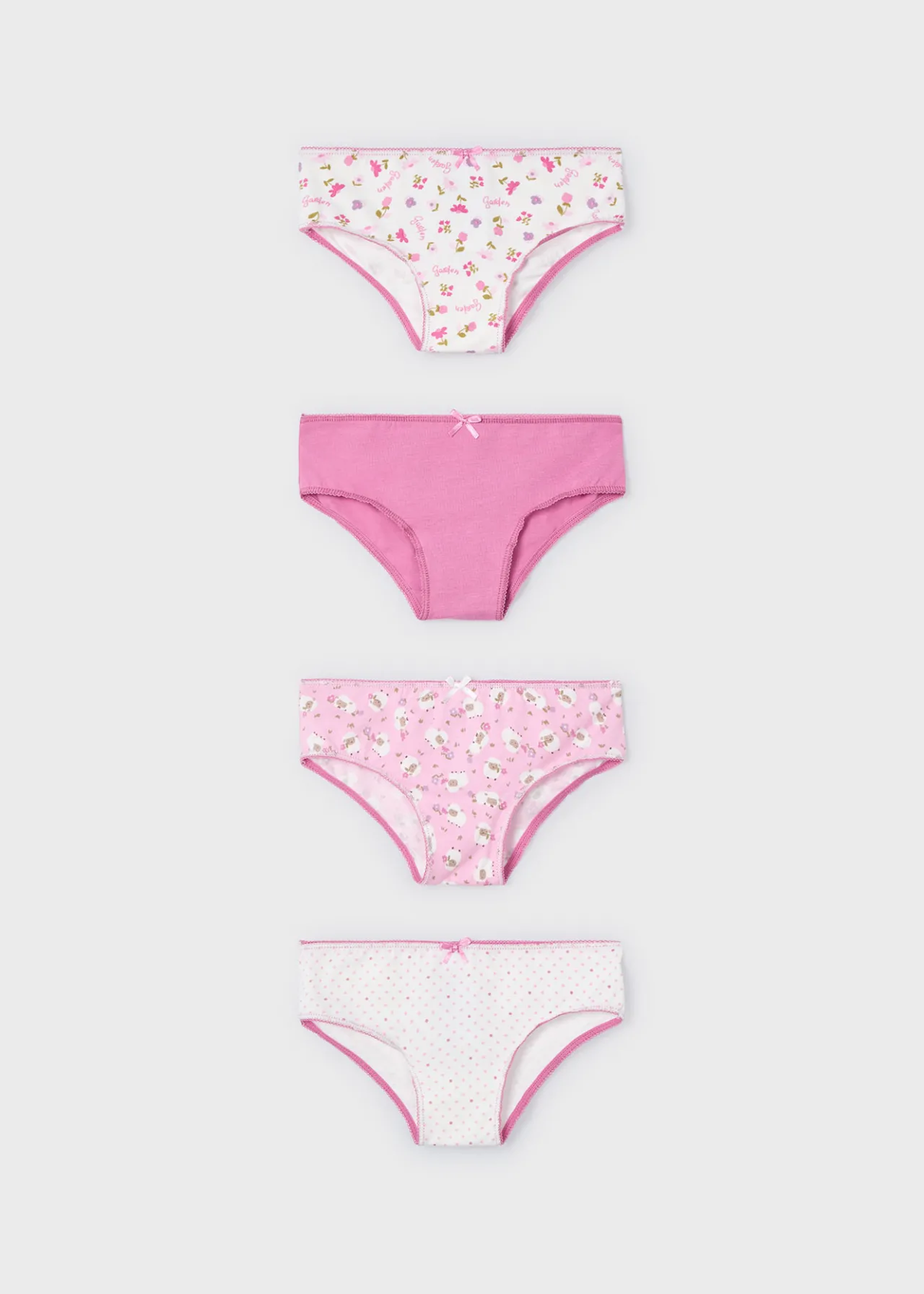 Mayoral Girl Set of 4 Briefs