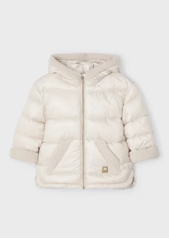 Mayoral Girl Sherpa-Trim Puffer Coat