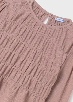 Mayoral Girl Shirred Blouse