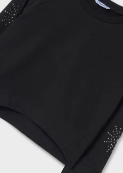 Mayoral Girl Sleeve Detail Sweatshirt