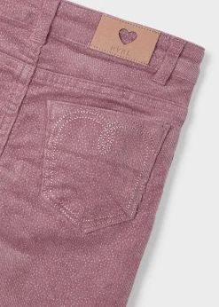 Mayoral Girl Sparkly Corduroy Jeans