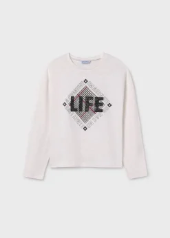 Mayoral Girl Strass Star T-Shirt
