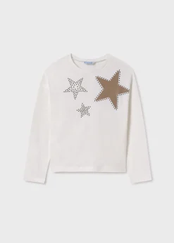 Mayoral Girl Strass Star T-Shirt
