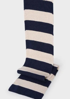 Mayoral Girl Striped Hat and Scarf Set