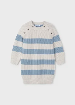 Mayoral Girl Striped Knit Dress