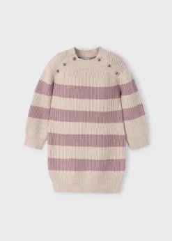 Mayoral Girl Striped Knit Dress