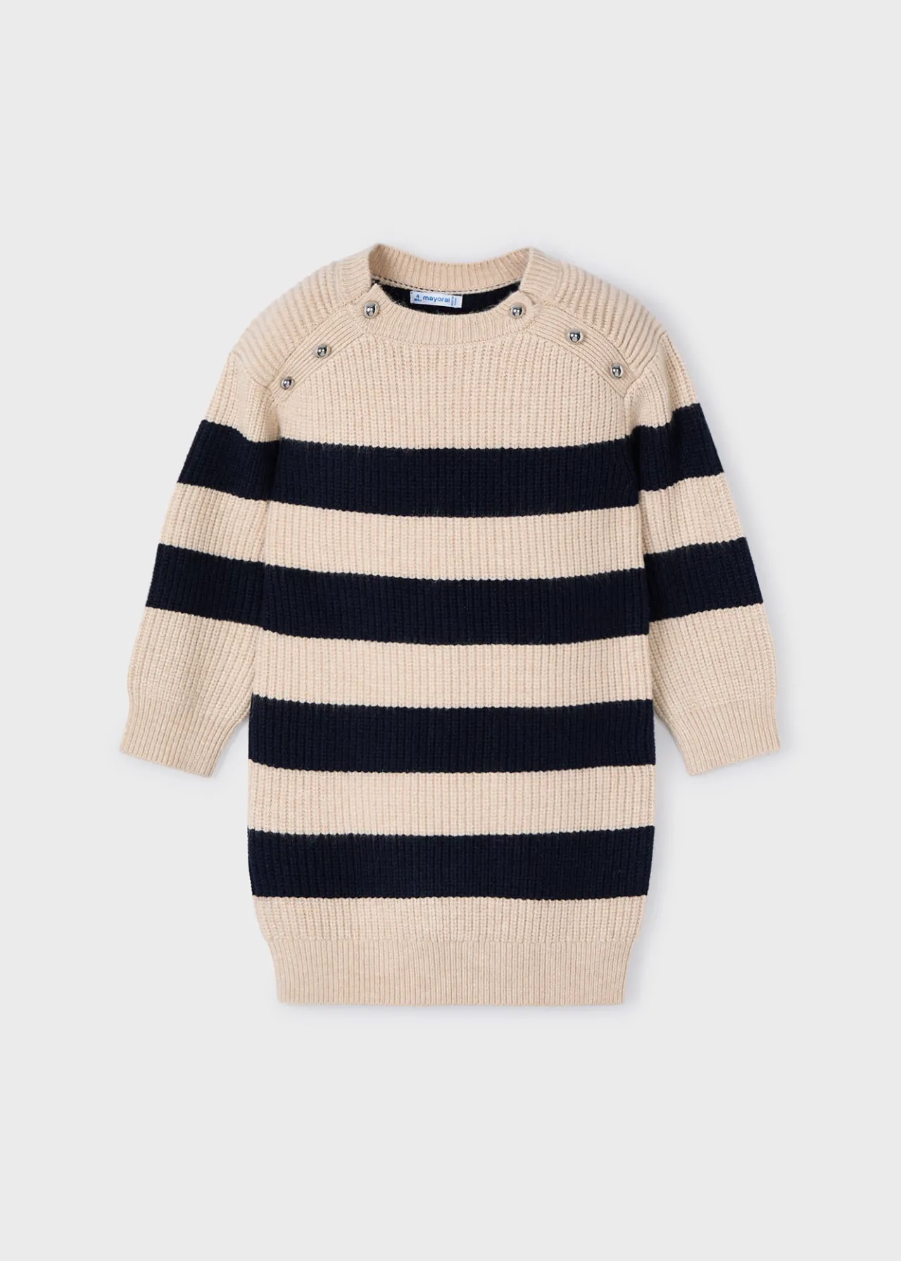 Mayoral Girl Striped Knit Dress
