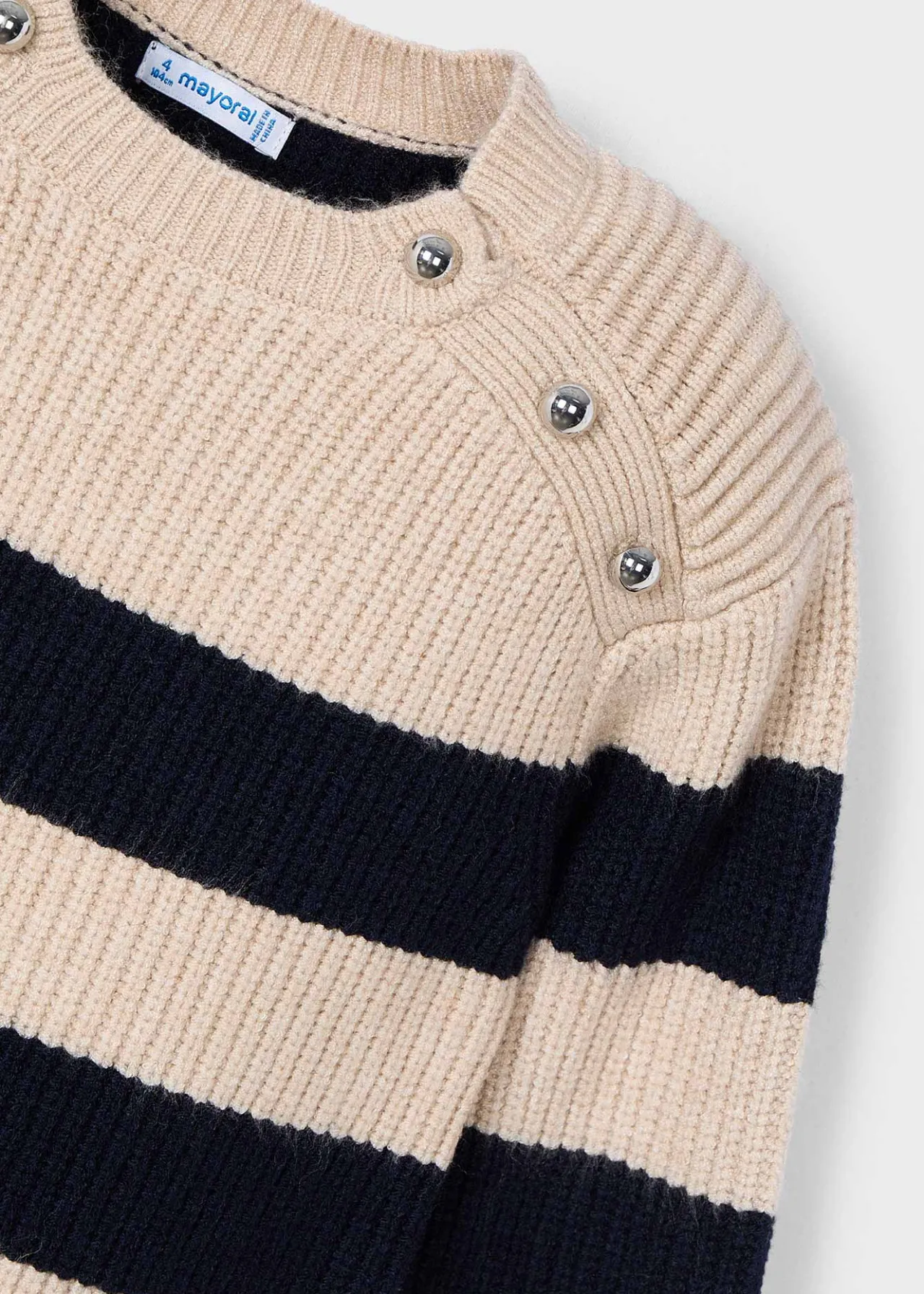 Mayoral Girl Striped Knit Dress