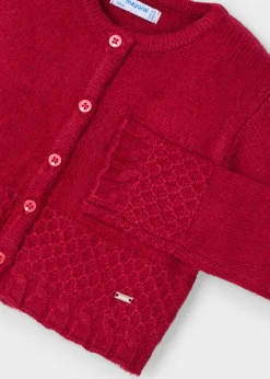 Mayoral Girl Structured Knit Cardigan