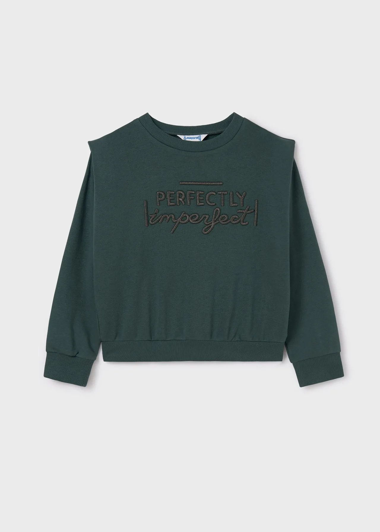 Mayoral Girl Sweatshirt with Shoulder Pads