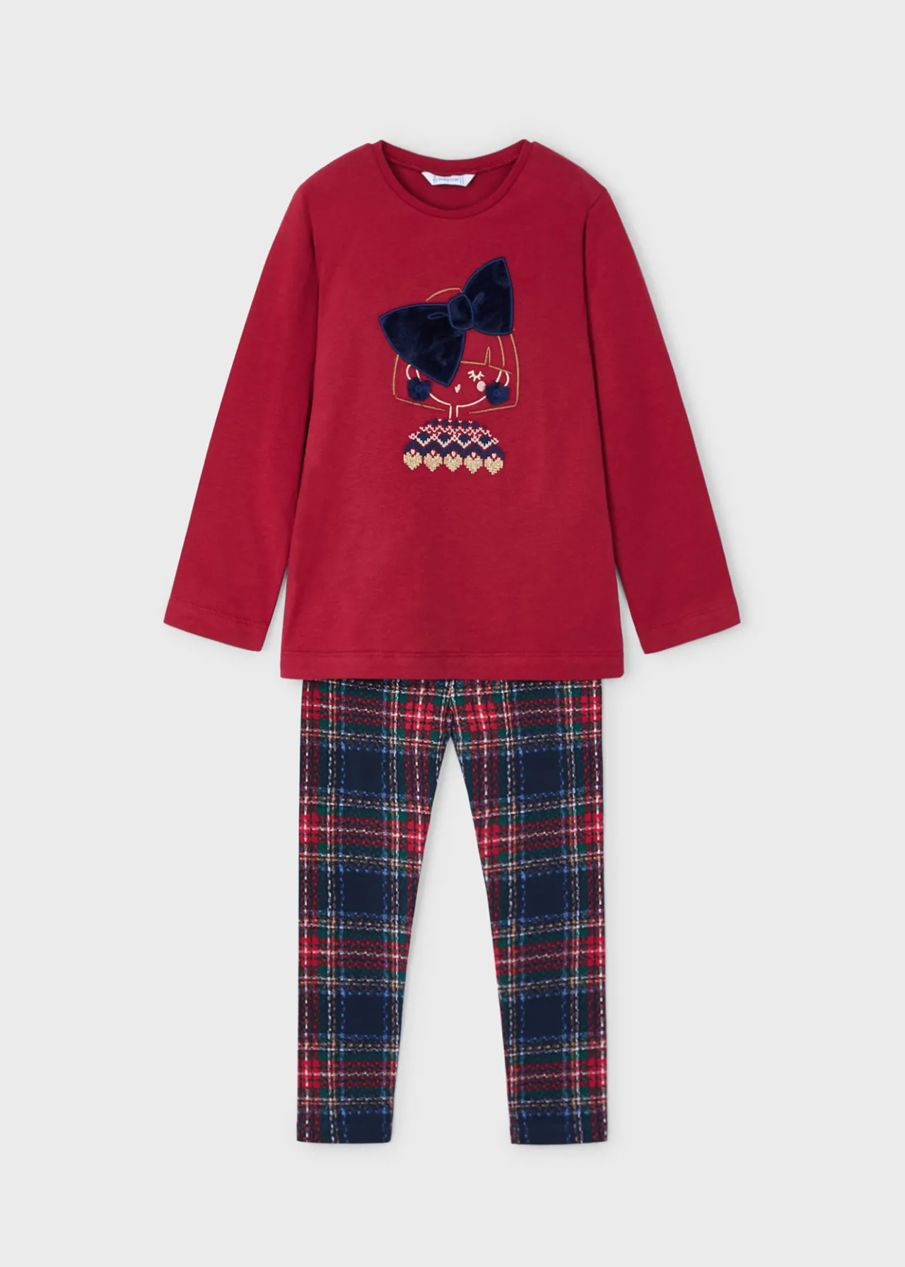 Mayoral Girl T-Shirt and Print Leggings Set