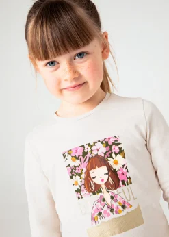 Mayoral Girl T-Shirt with Scrunchie