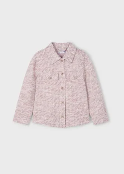 Mayoral Girl Tweed Overshirt