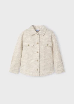 Mayoral Girl Tweed Overshirt