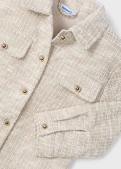 Mayoral Girl Tweed Overshirt