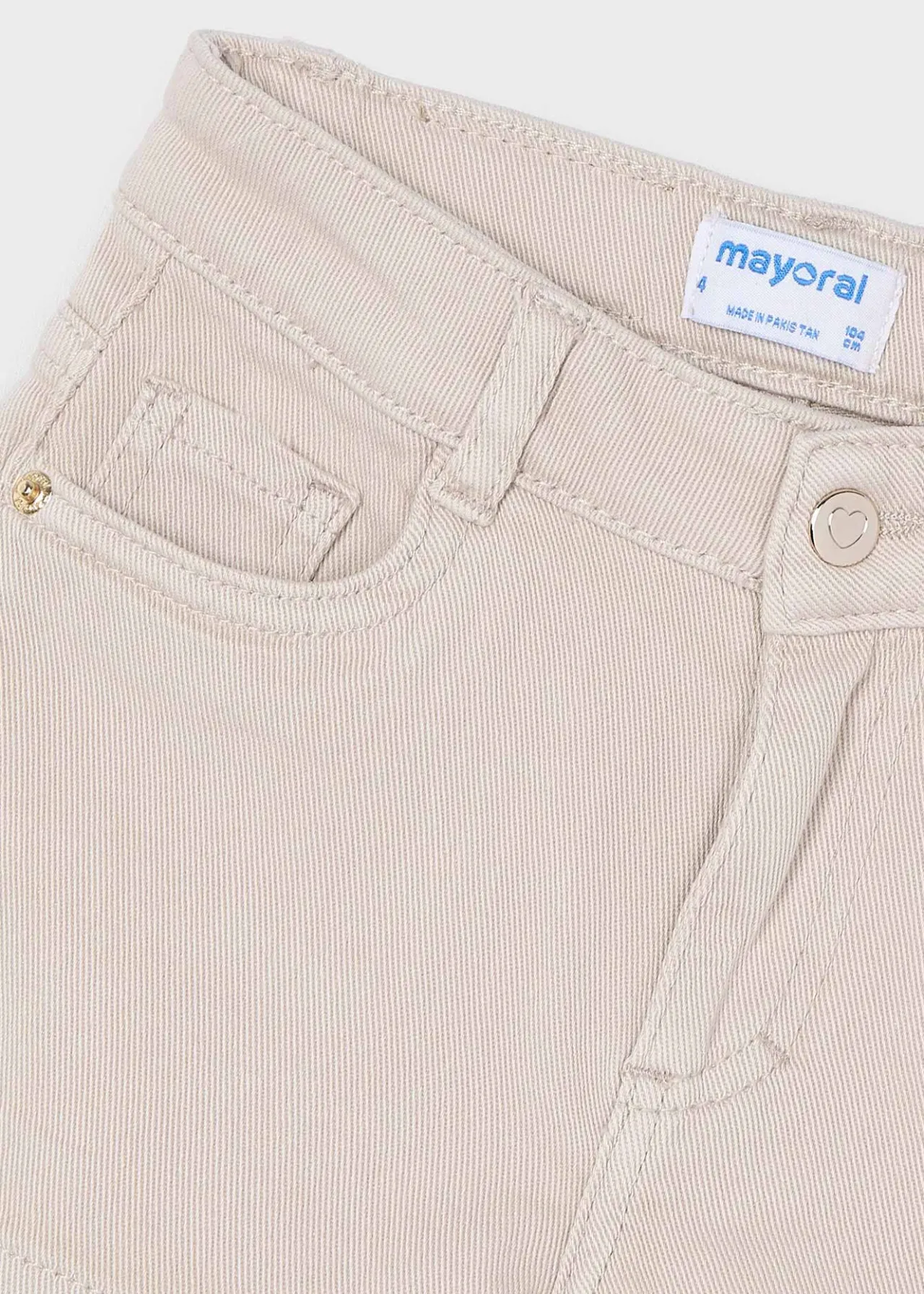 Mayoral Girl Twill Shorts