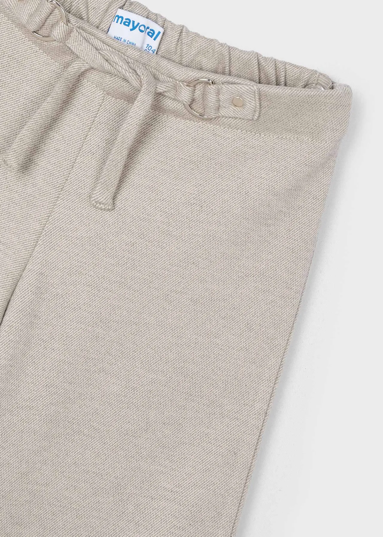 Mayoral Girl Wide Leg Pants with Tie Waist