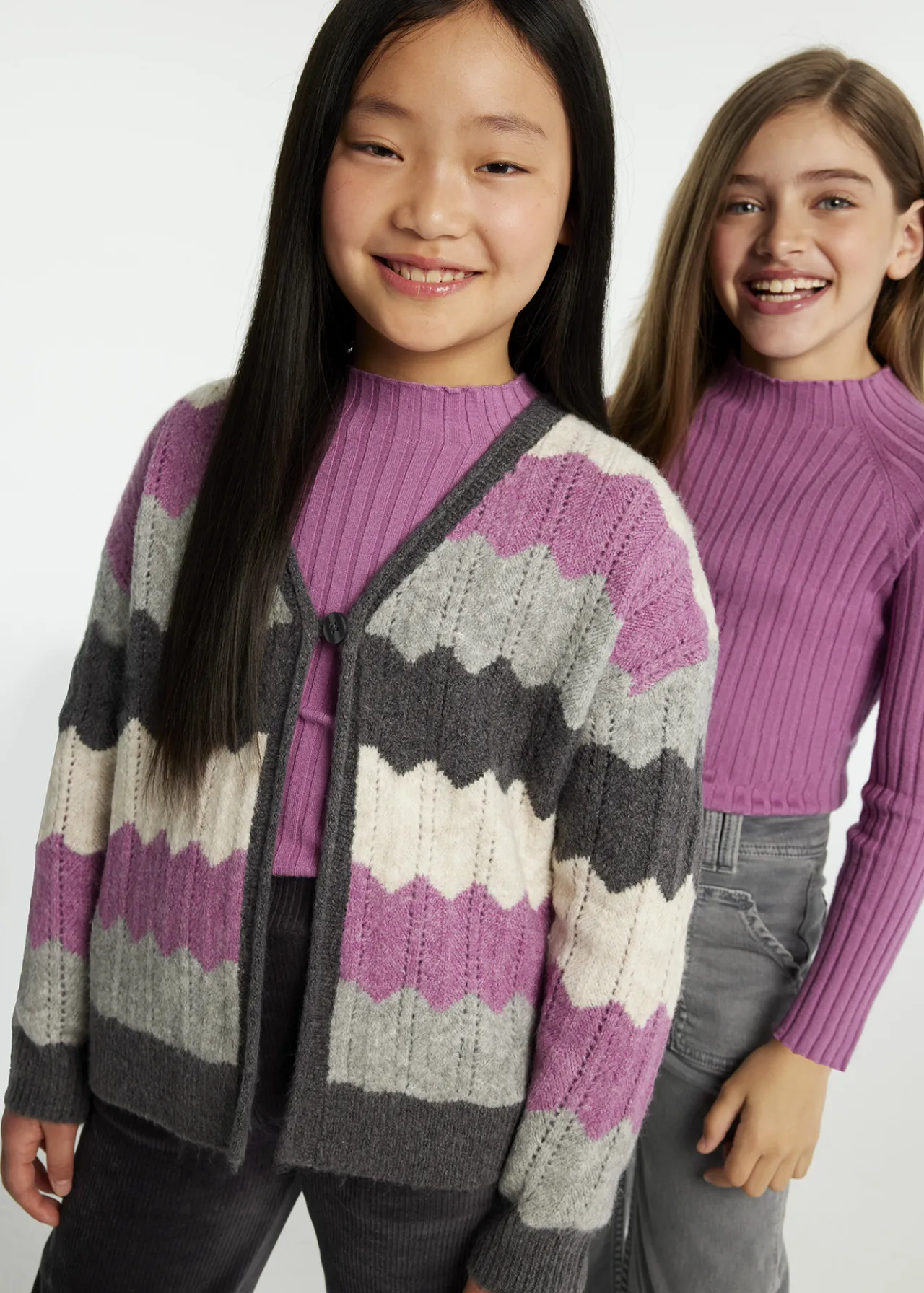 Mayoral Girl Zigzag Cardigan