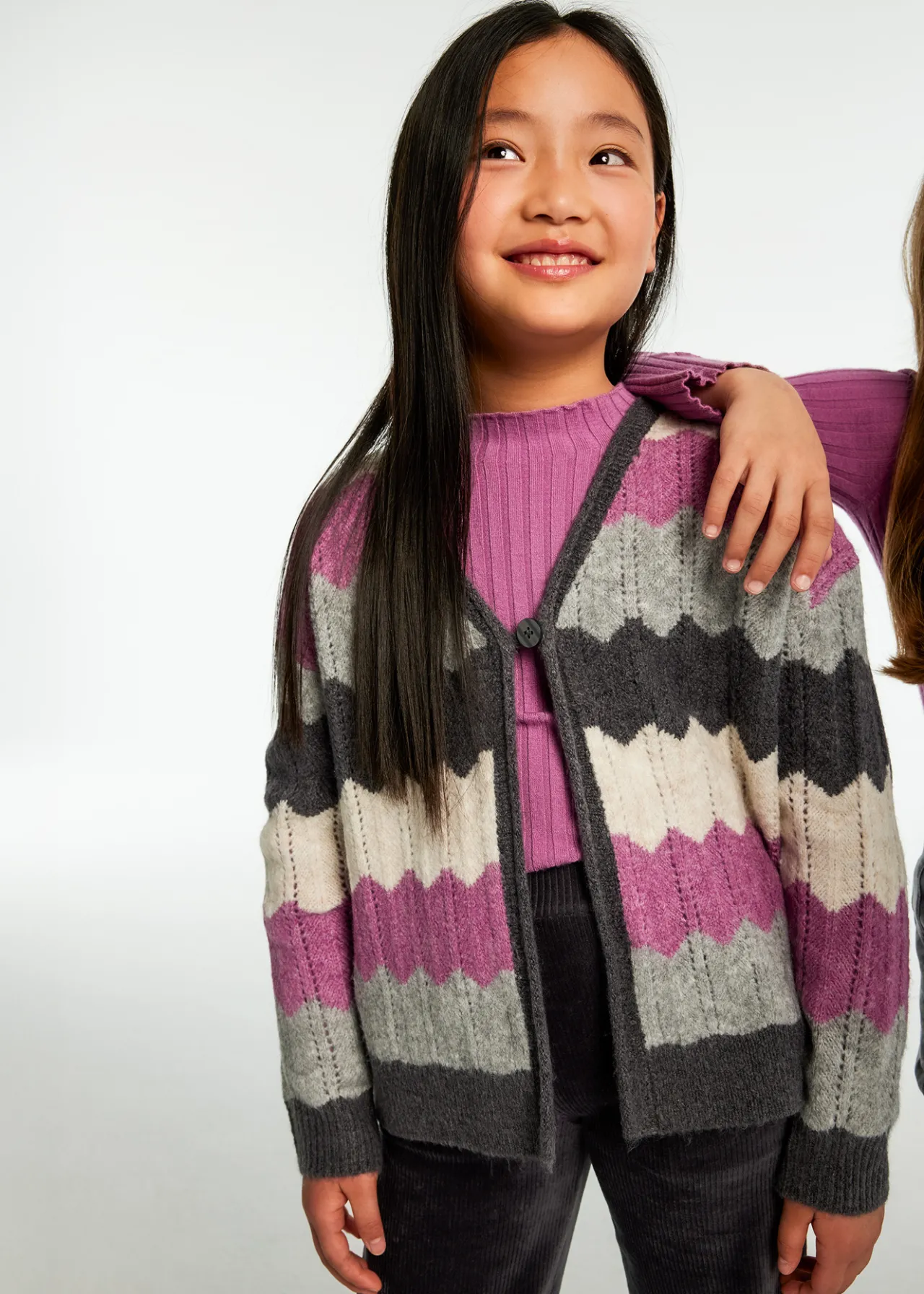 Mayoral Girl Zigzag Cardigan
