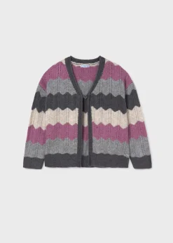 Mayoral Girl Zigzag Cardigan