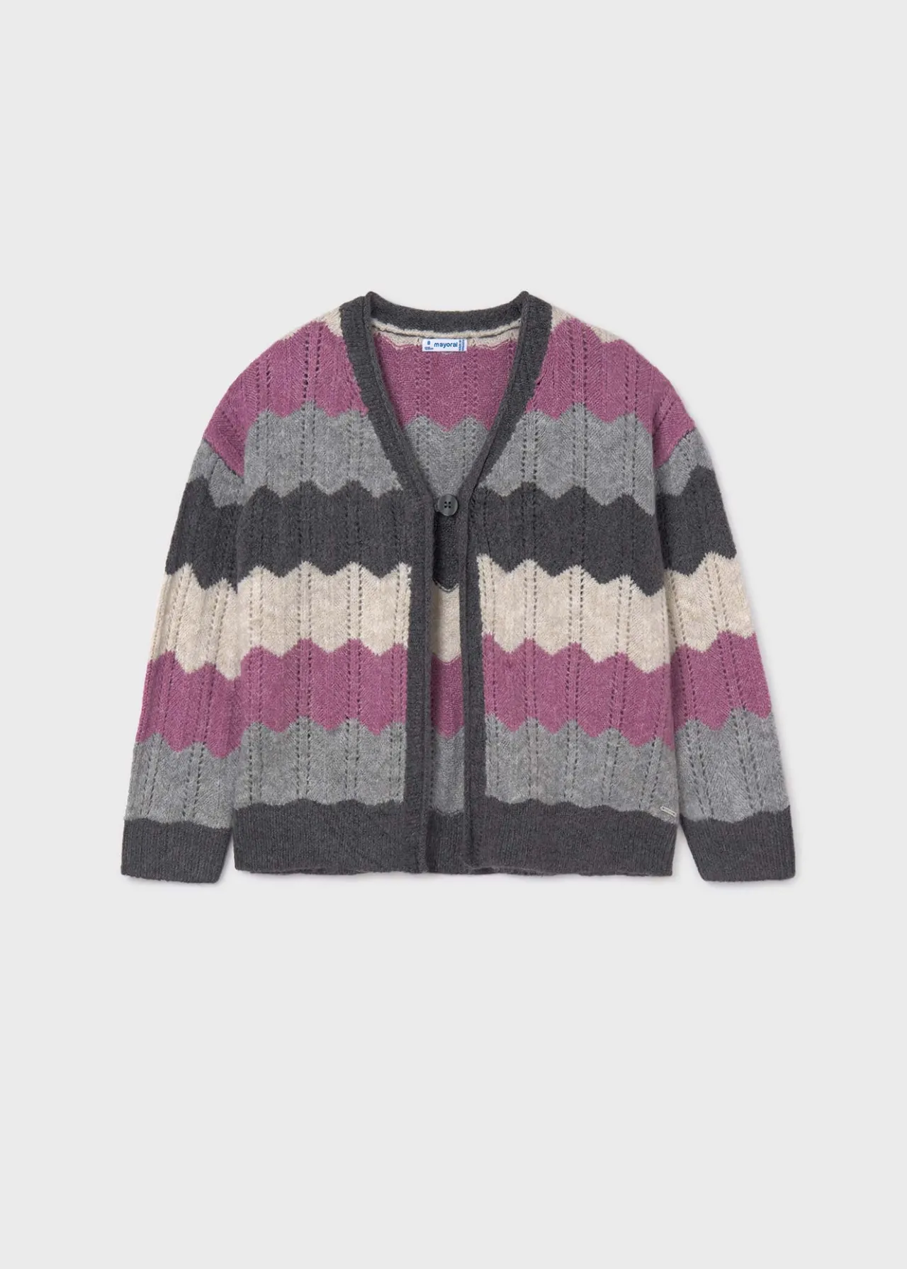 Mayoral Girl Zigzag Cardigan