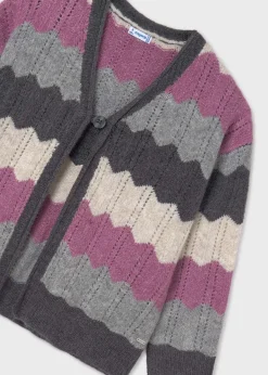 Mayoral Girl Zigzag Cardigan