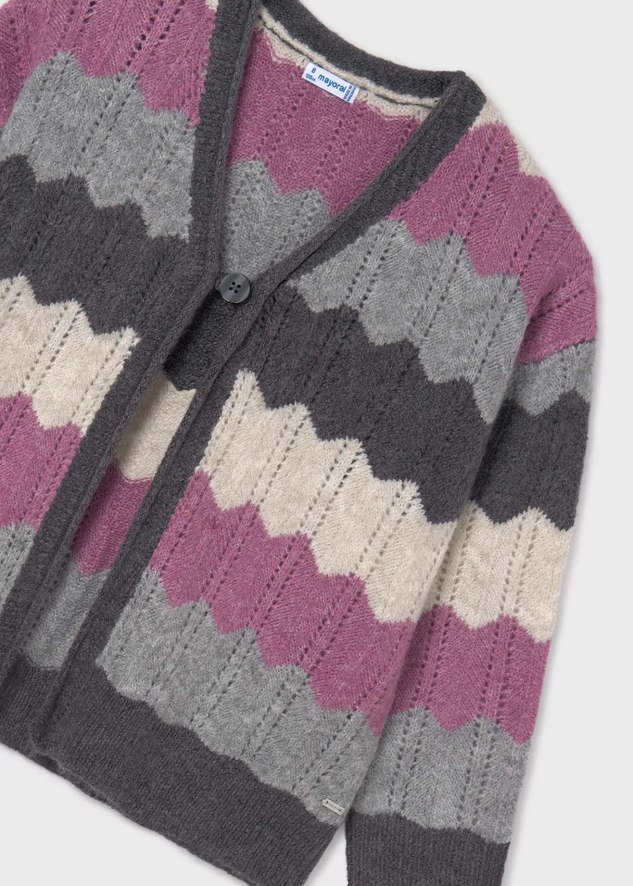 Mayoral Girl Zigzag Cardigan