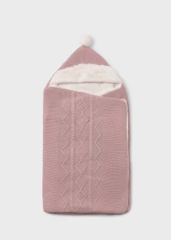 Mayoral Knitted baby carrycot bag