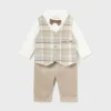 BOY Mayoral Newborn 3 Piece Formal Set