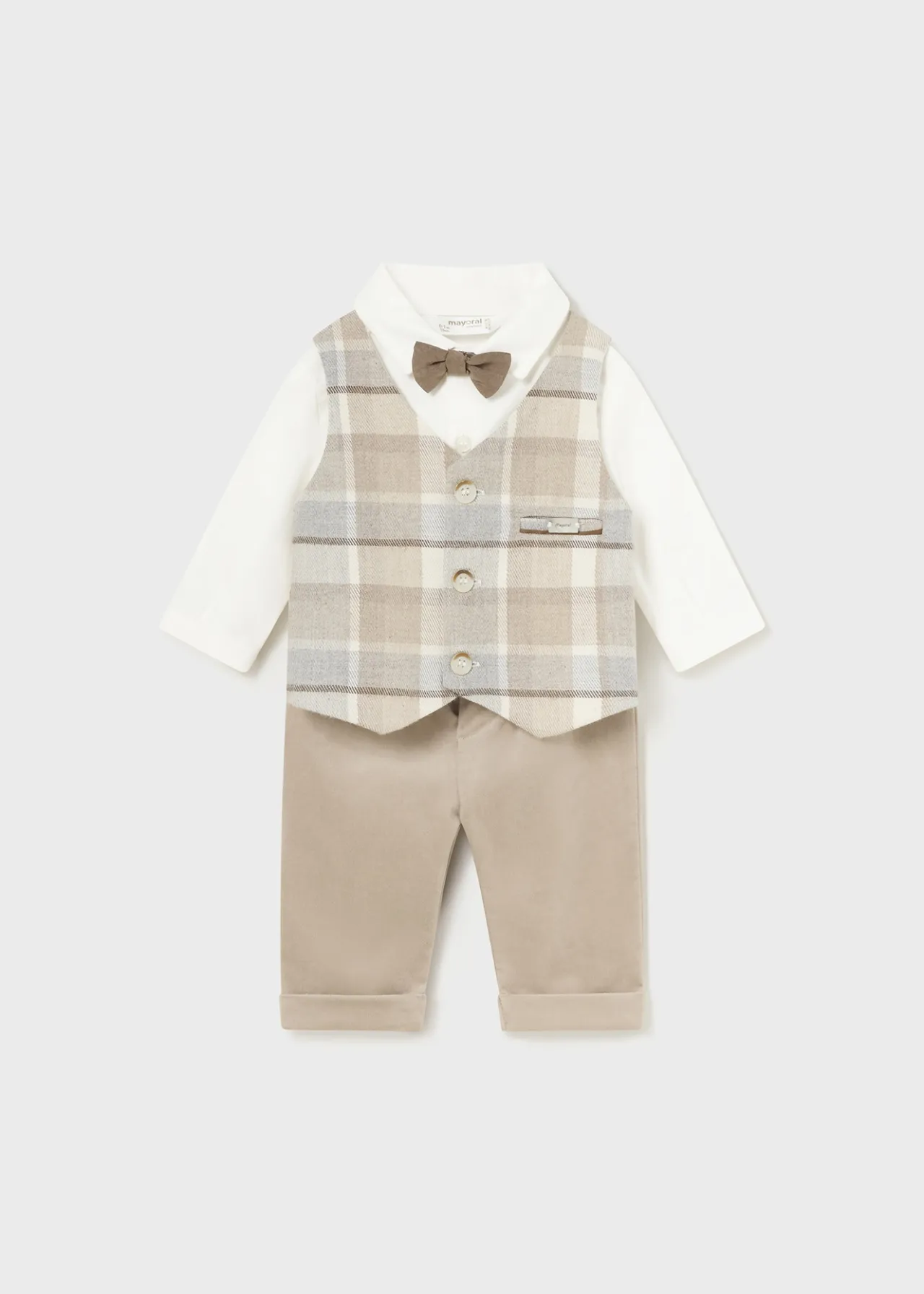 BOY Mayoral Newborn 3 Piece Formal Set