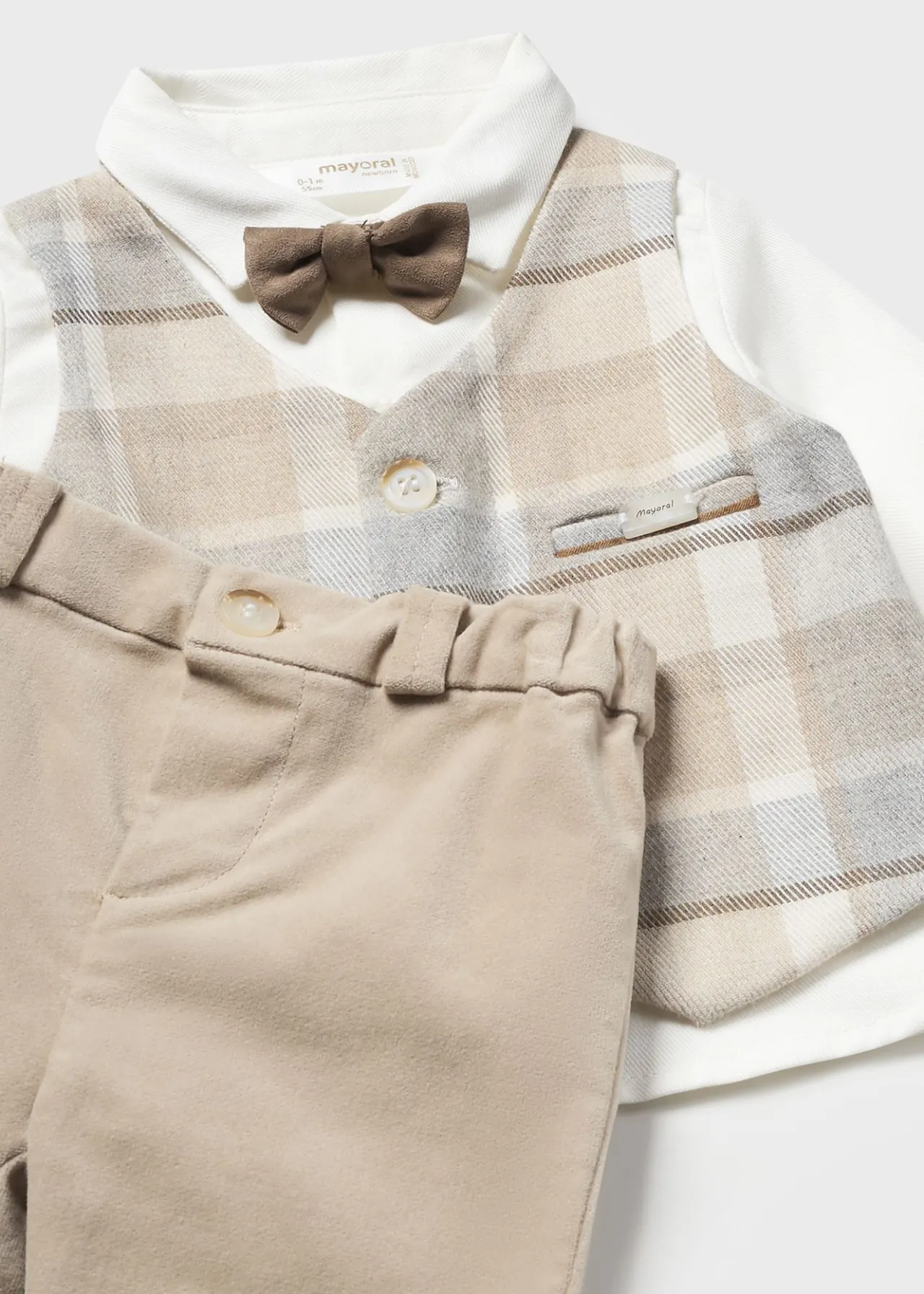 BOY Mayoral Newborn 3 Piece Formal Set
