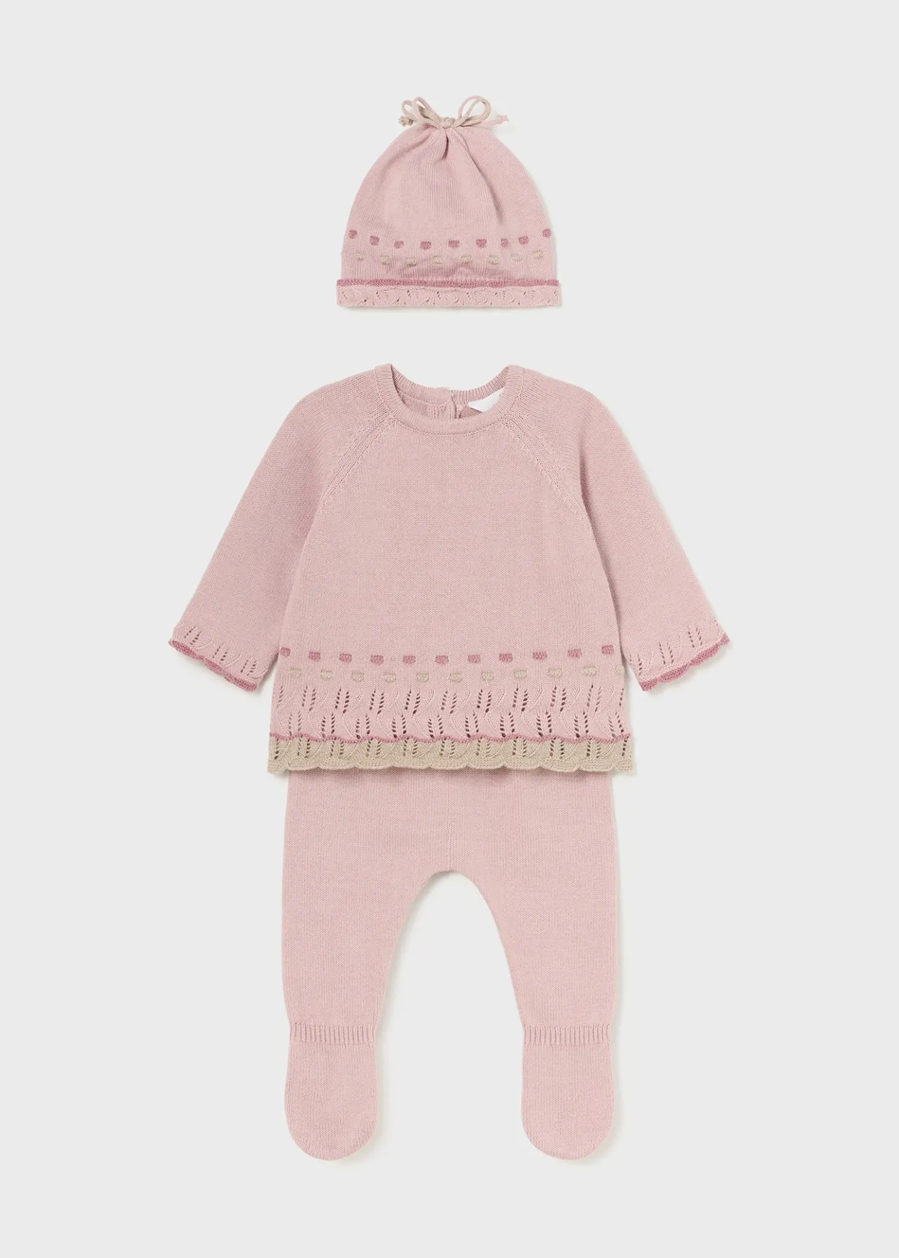 Mayoral Newborn 3 Piece Knit Set