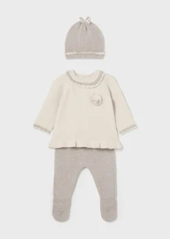 Mayoral Newborn 3 Piece Knit Set