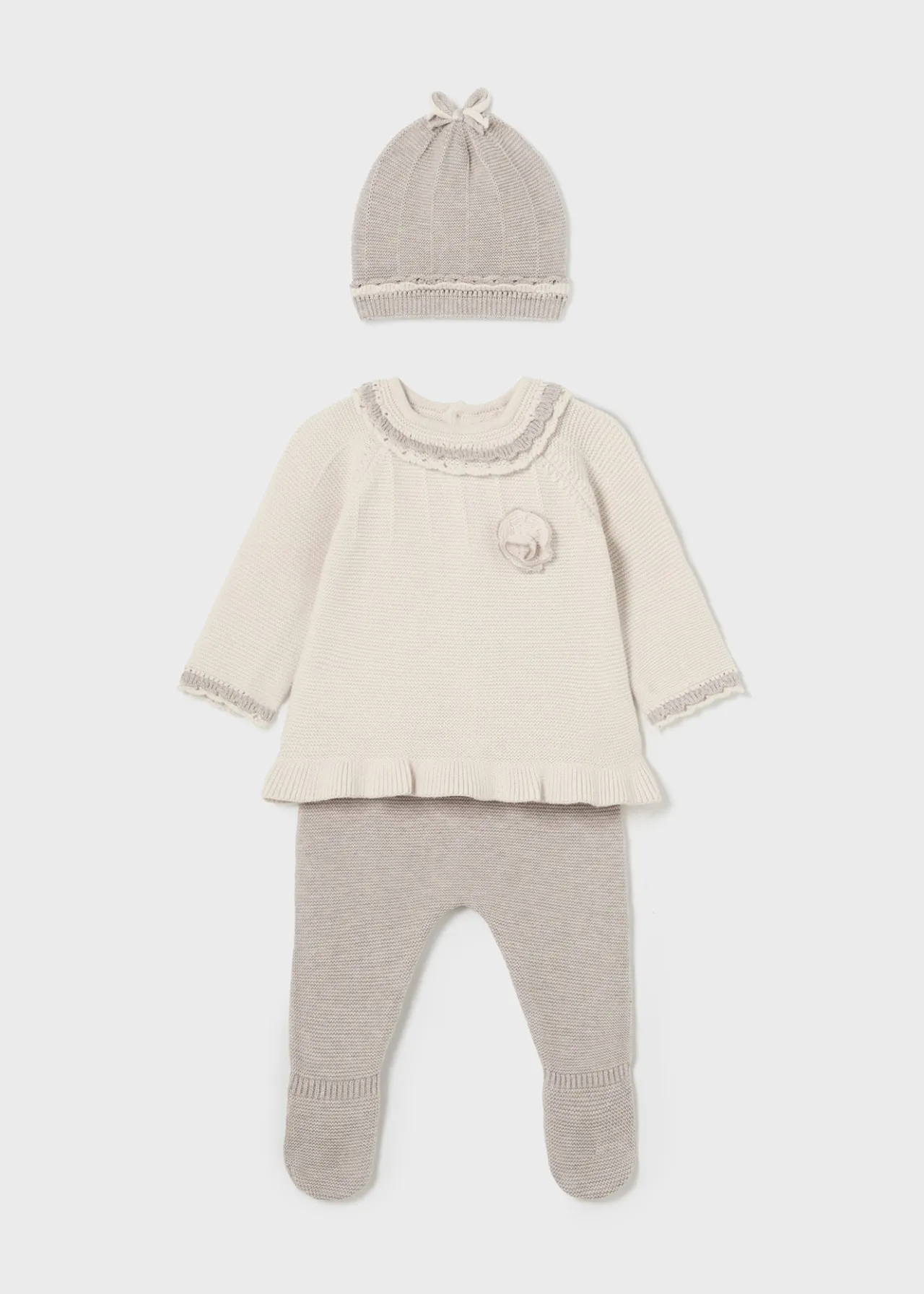 Mayoral Newborn 3 Piece Knit Set