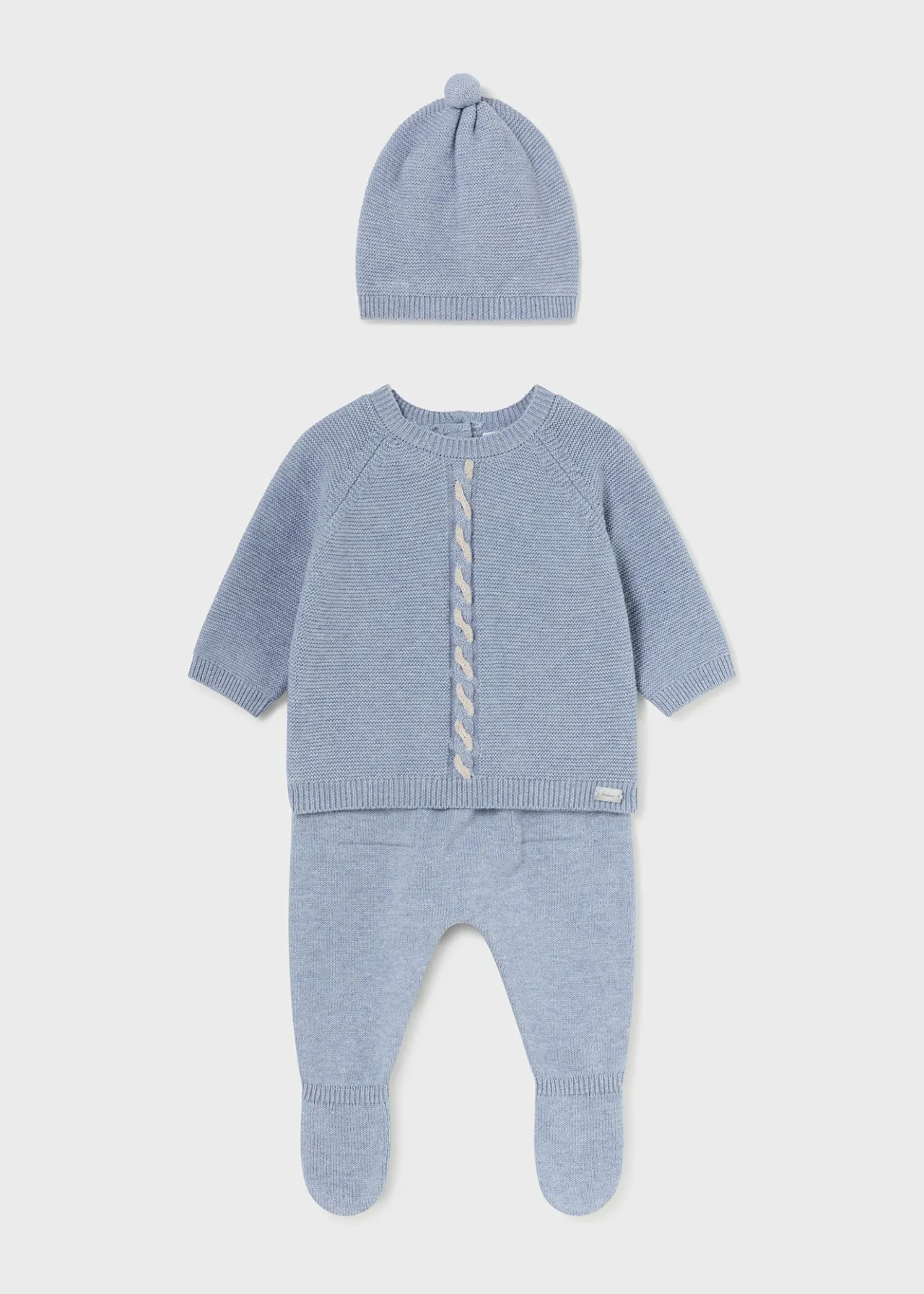 BOY Mayoral Newborn 3 Piece Knit Set
