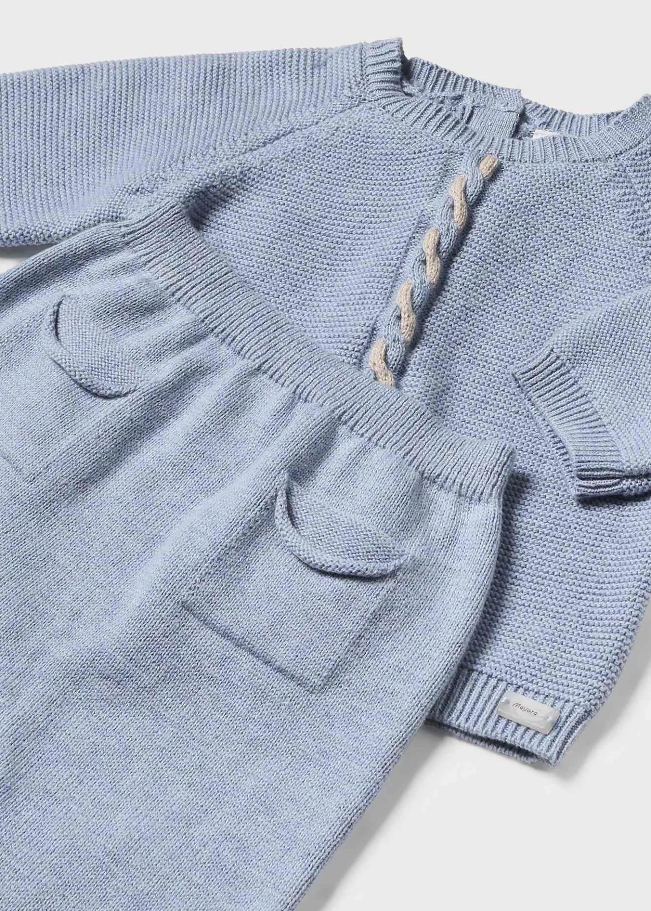 BOY Mayoral Newborn 3 Piece Knit Set