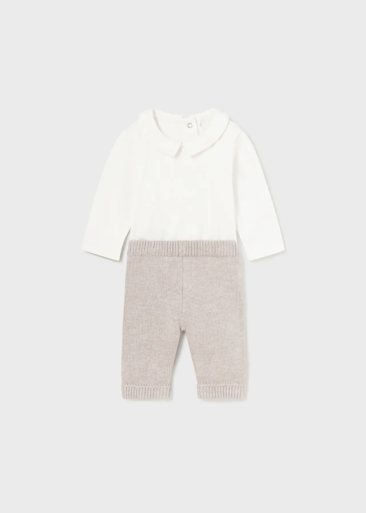 BOY Mayoral Newborn 3 Piece Knit Set