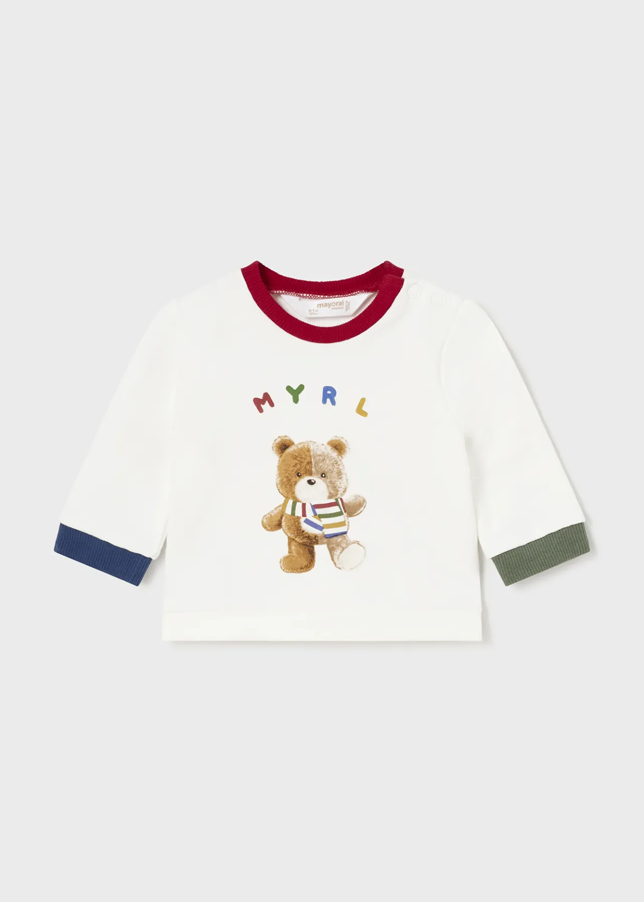 BOY Mayoral Newborn 3 Piece Print Tracksuit Set