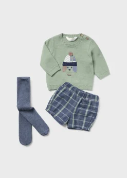 BOY Mayoral Newborn 3 Piece Puppy Set