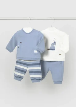BOY Mayoral Newborn 4 Piece Terry Set