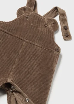 BOY Mayoral Newborn Corduroy Dungarees