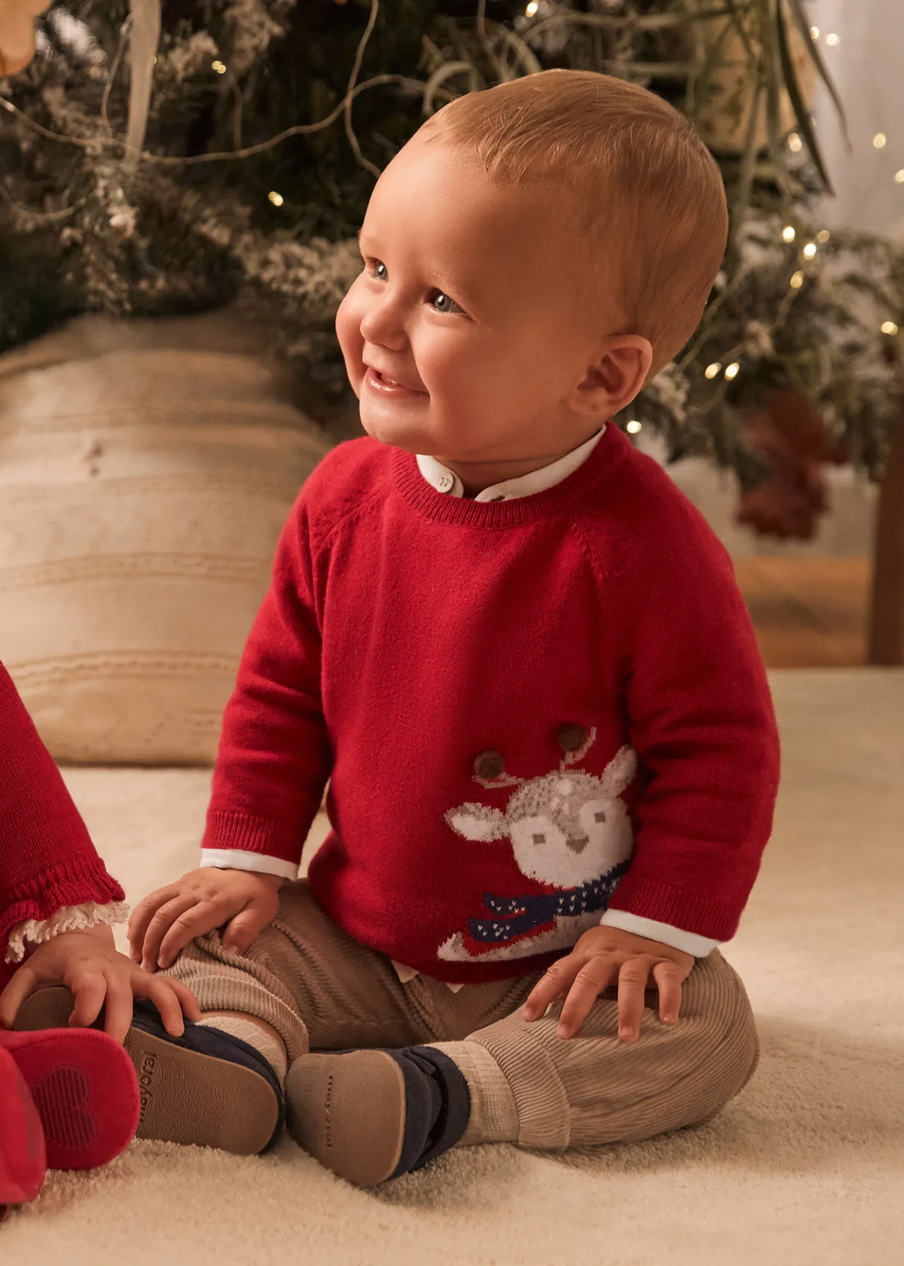 BOY Mayoral Newborn Corduroy Pants