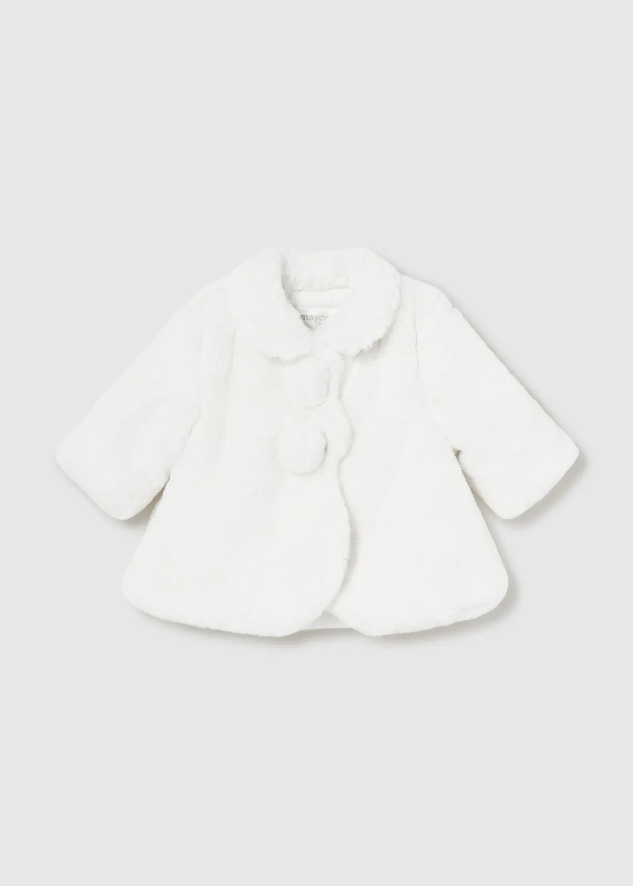 Mayoral Newborn Faux Fur Coat